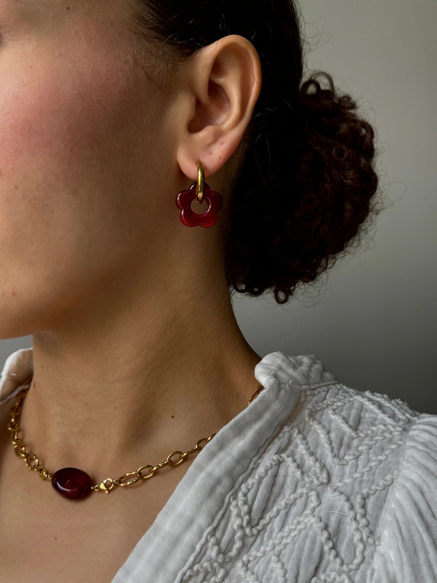 Boucles d'oreilles à fleur Produit